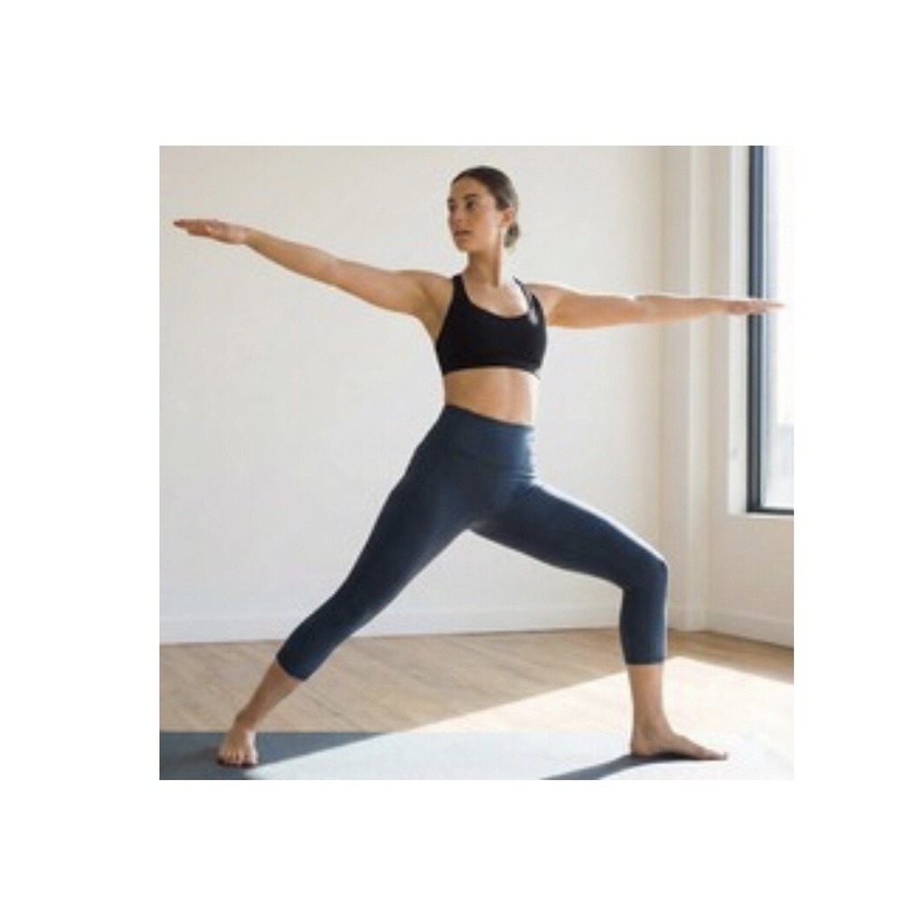 LULULEMON Align Crop High Rise Leggings Size 6 Color Deep Grayish Teal